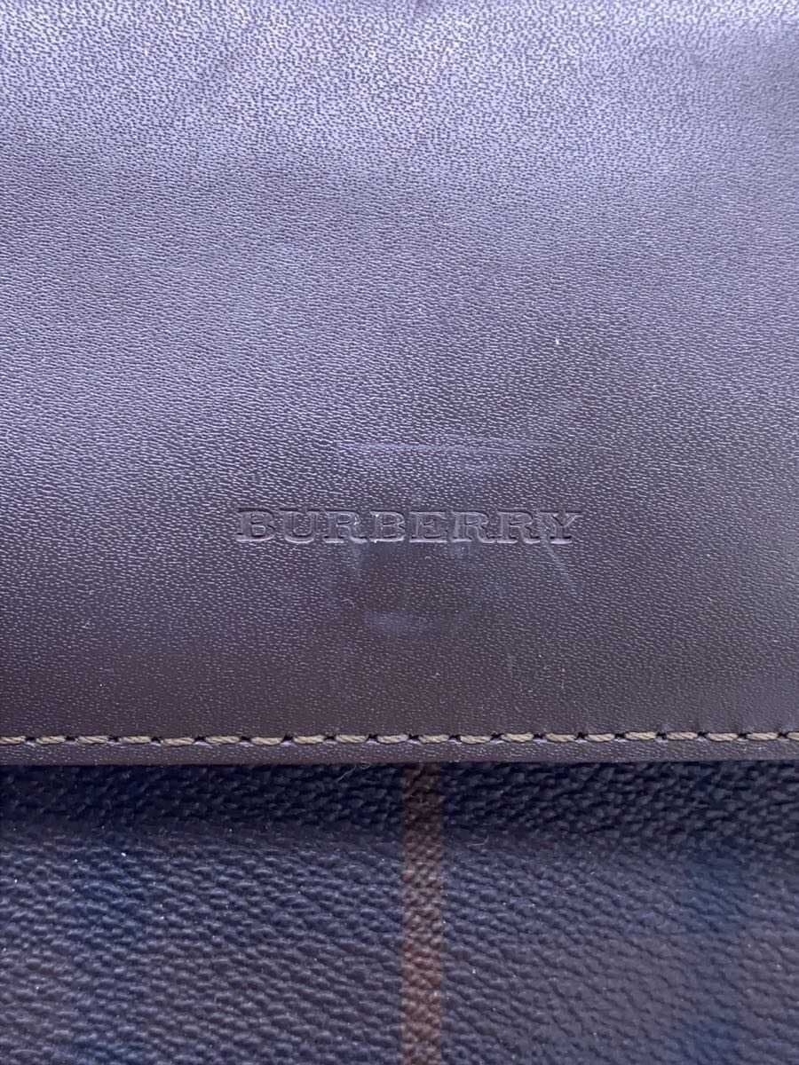 BURBERRY LONDON With Scratches Shoulder Bag Leather BRW Check 5