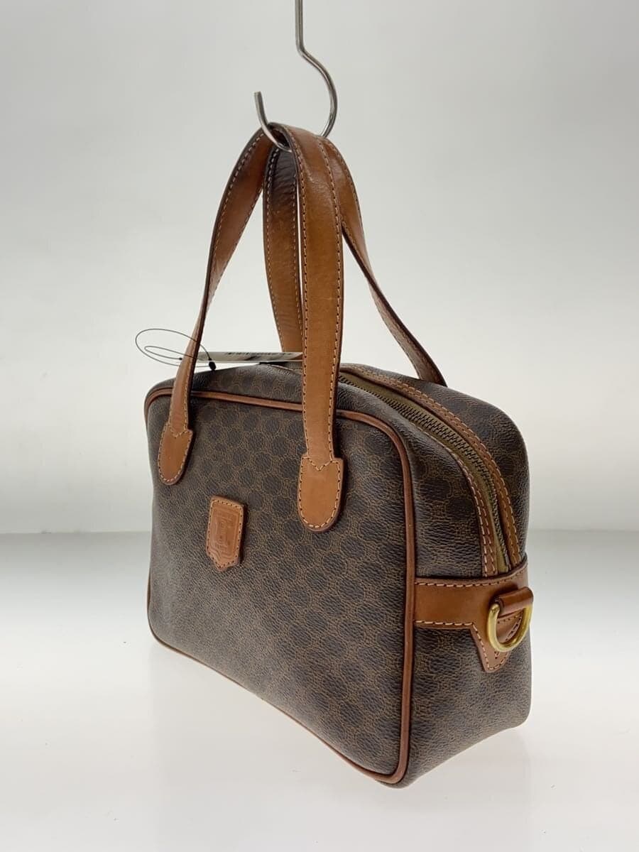 CELINE Macadam With Wear Handbag Leather BRW 2