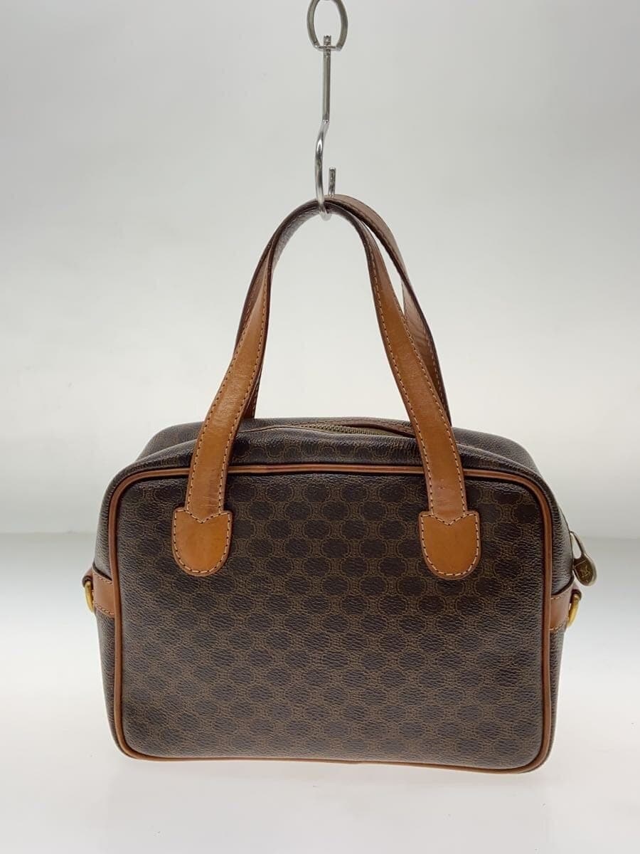 CELINE Macadam With Wear Handbag Leather BRW 3