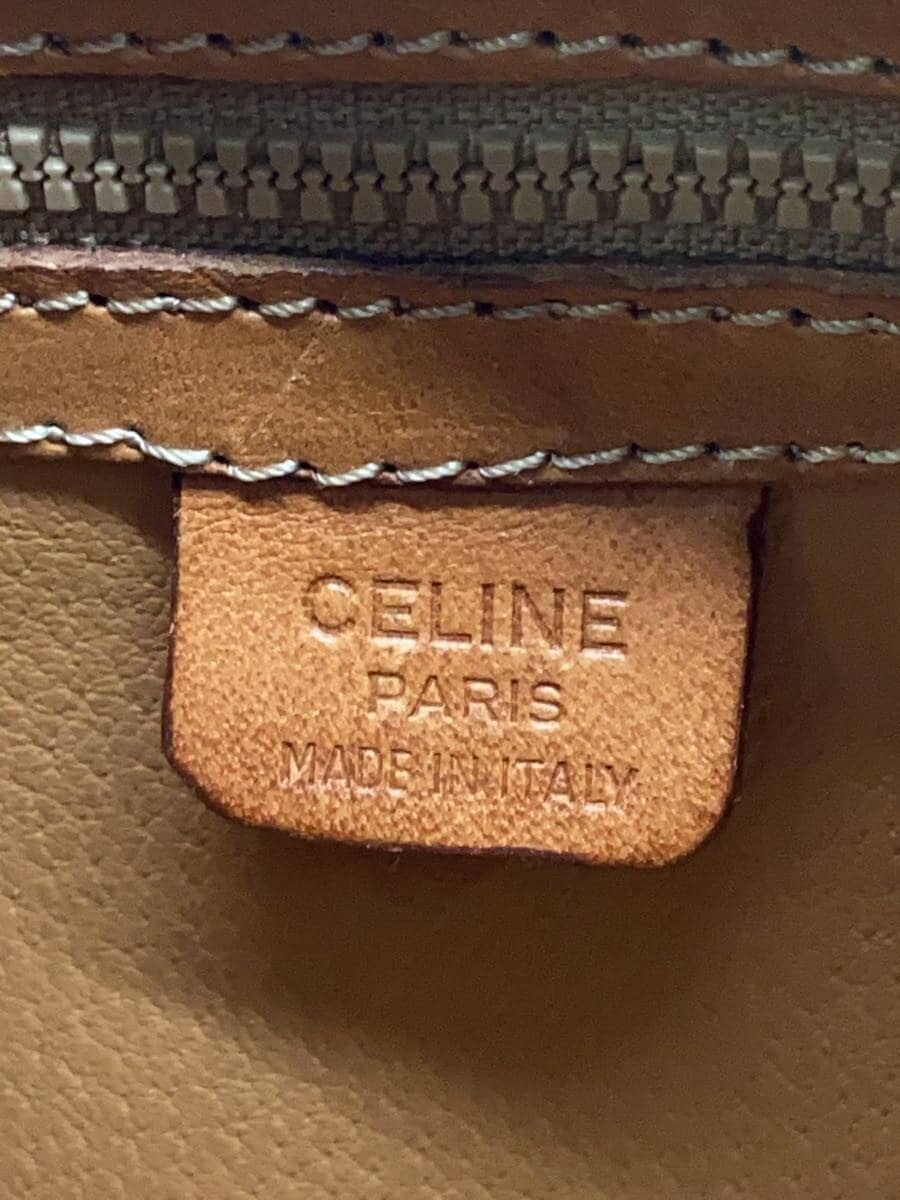CELINE Macadam With Wear Handbag Leather BRW 5