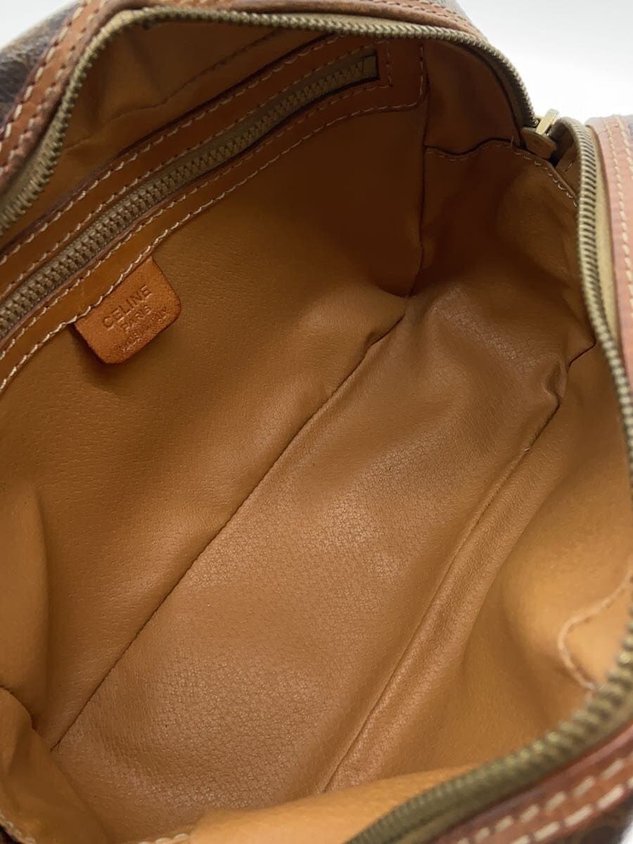 CELINE Macadam With Wear Handbag Leather BRW 6