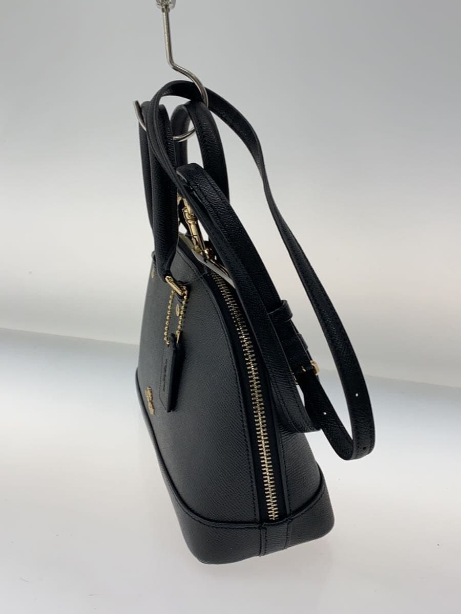 COACH Shoulder Bag Leather BLK Solid F27591 2