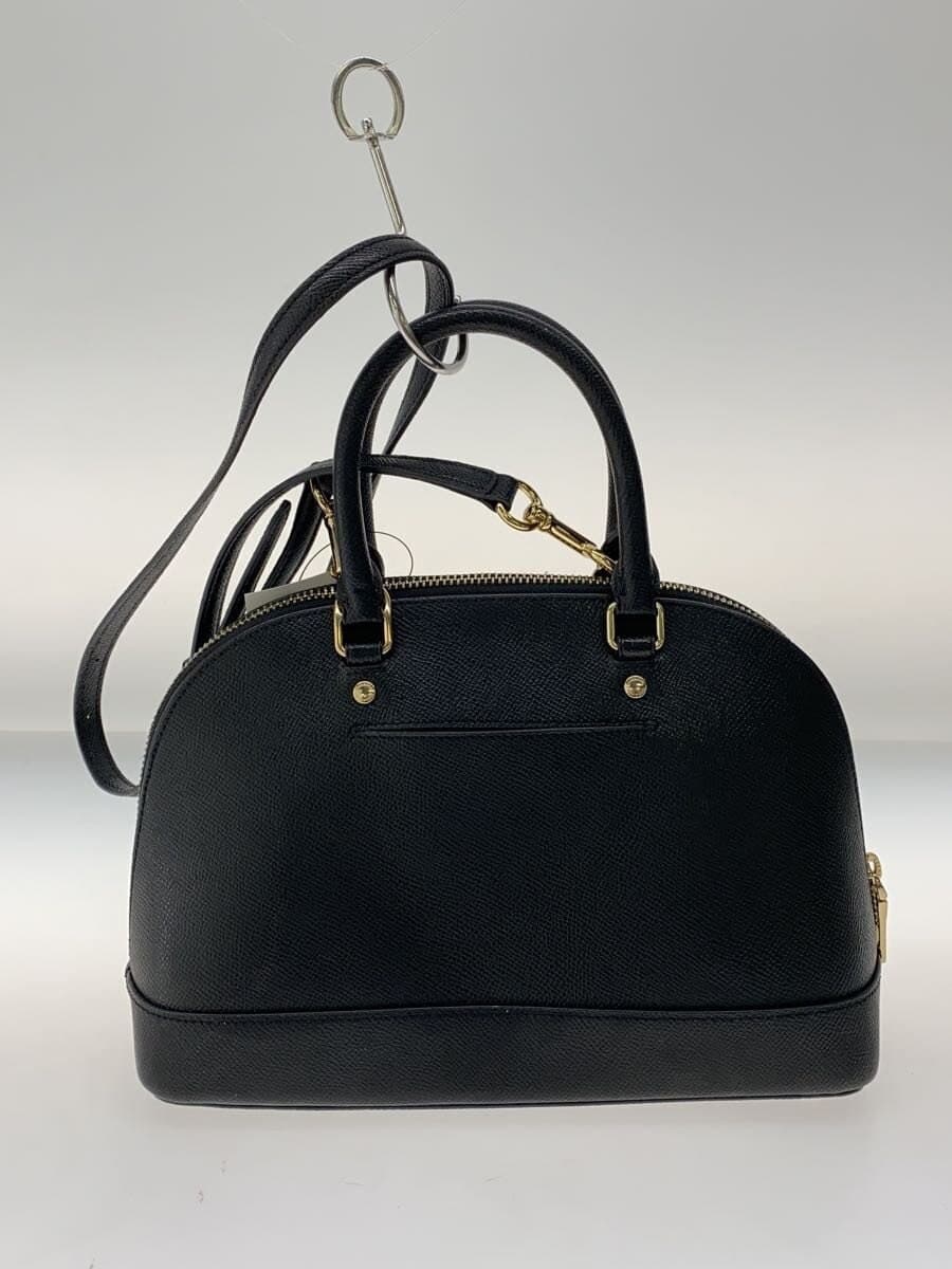 COACH Shoulder Bag Leather BLK Solid F27591 3
