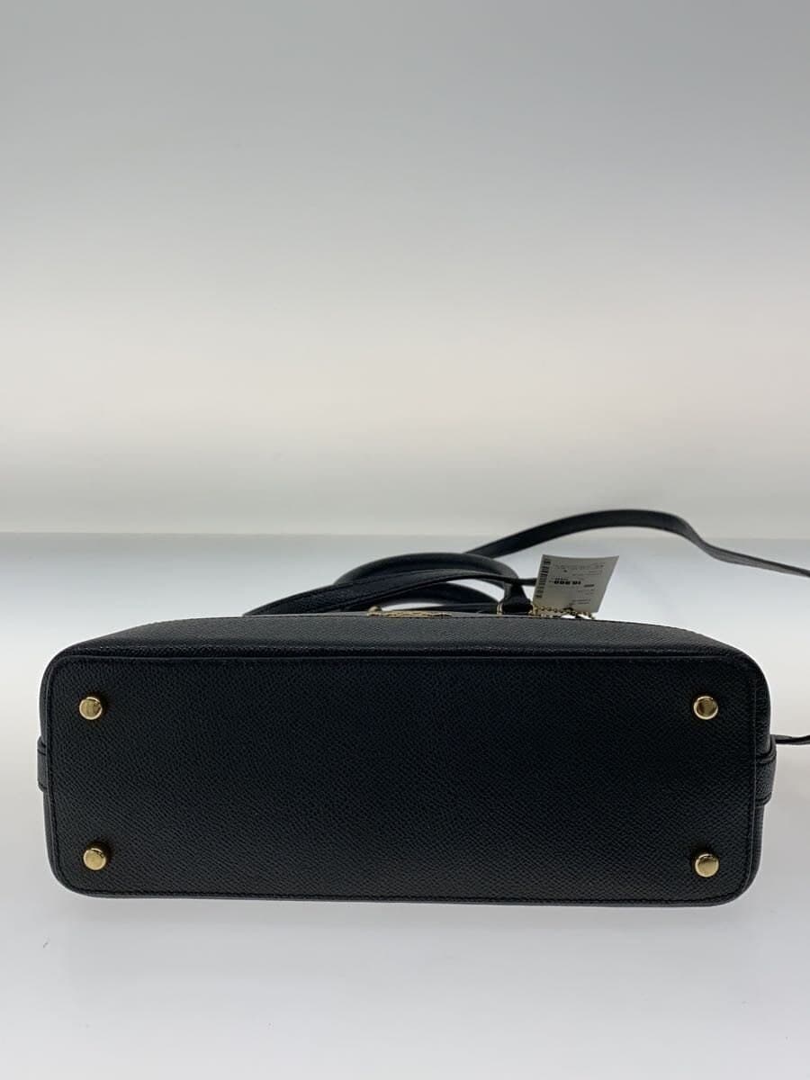 COACH Shoulder Bag Leather BLK Solid F27591 4