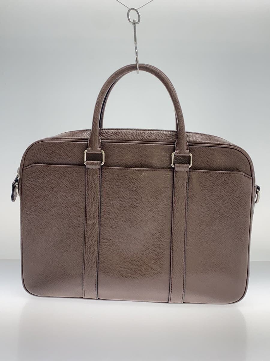 COACH Briefcase Leather BRW Solid 3