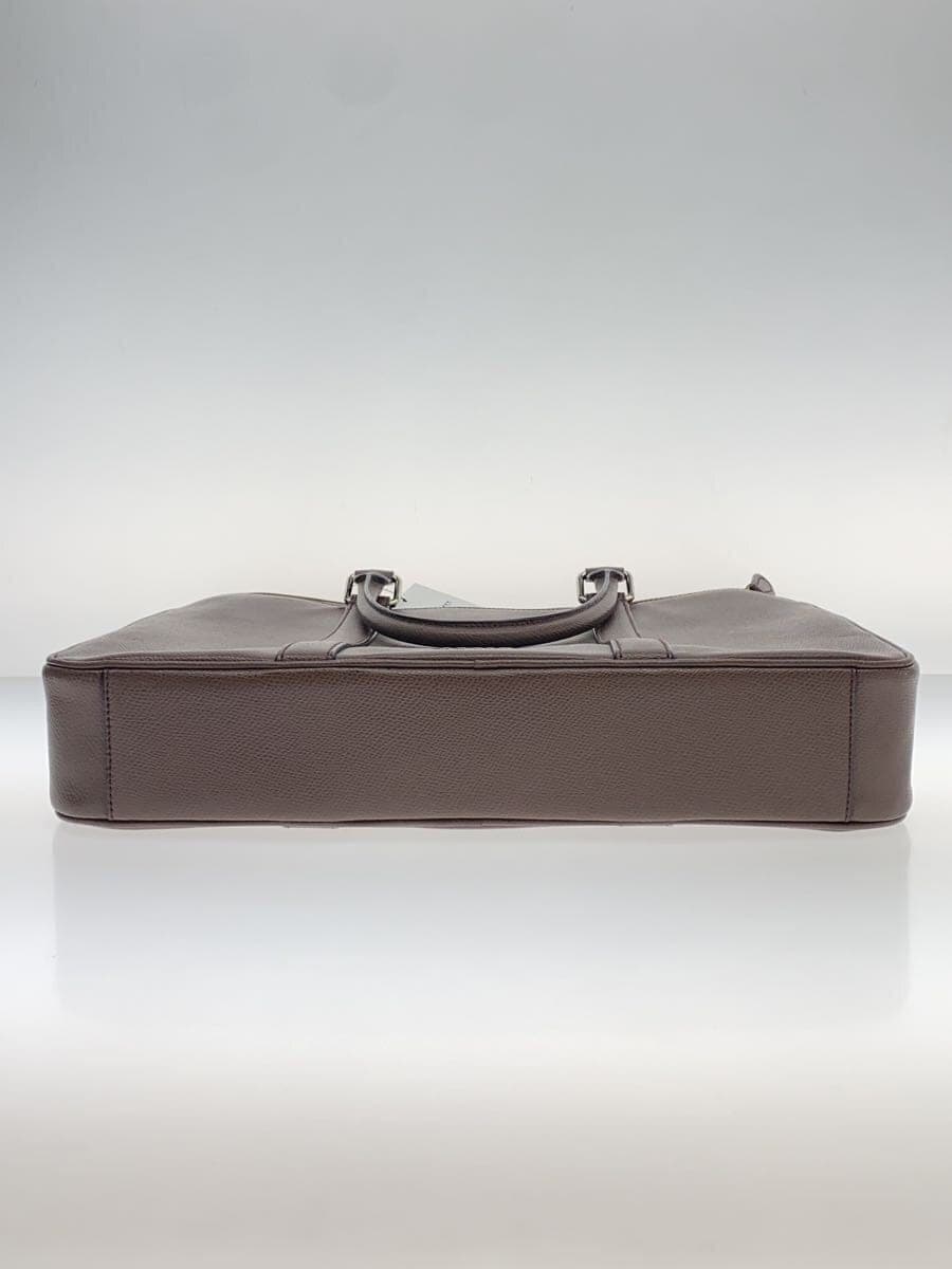 COACH Briefcase Leather BRW Solid 4