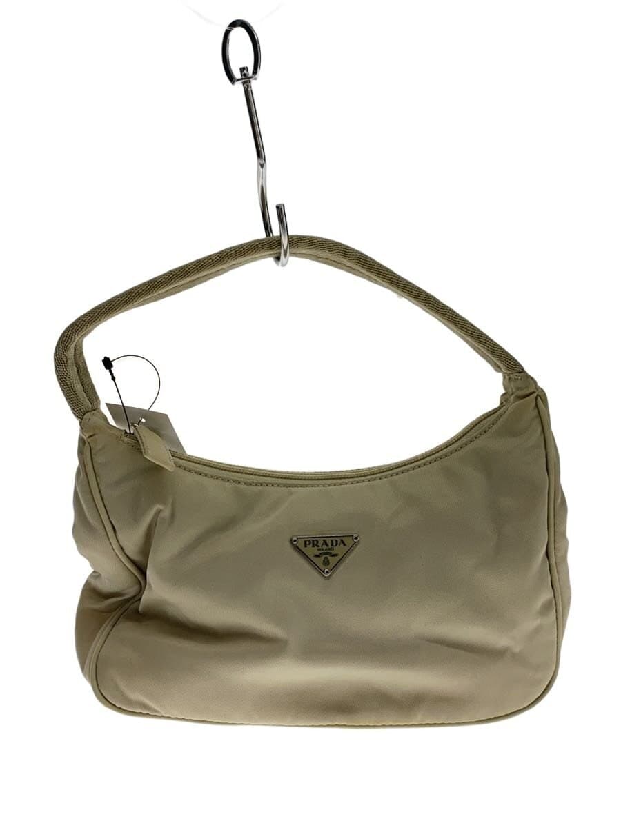 PRADA Mini Handbag With Stain Handbag Nylon CRM