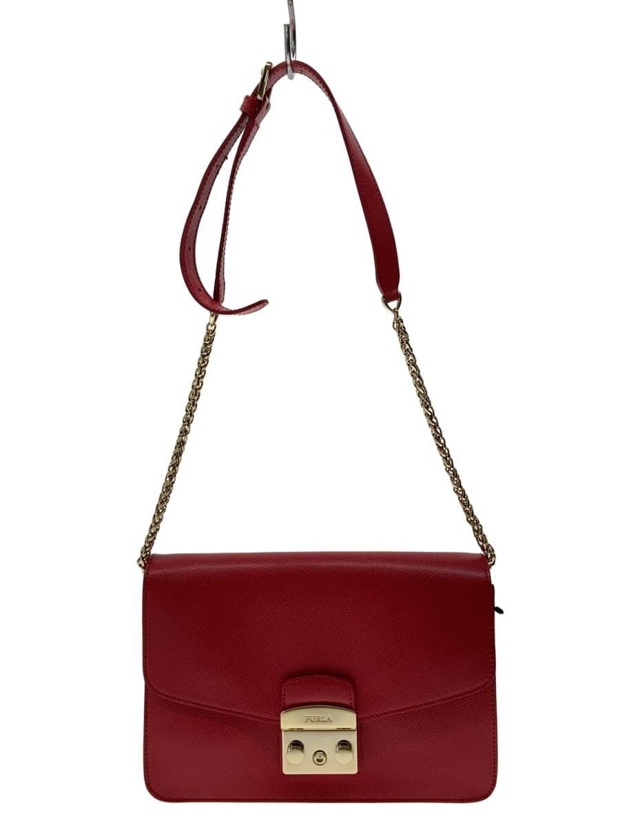 FURLA Shoulder Bag Leather PNK G6837