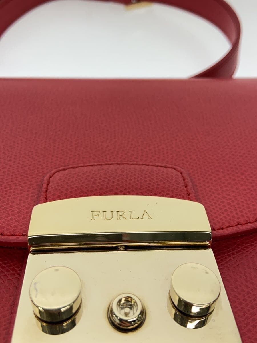 FURLA Shoulder Bag Leather PNK G6837 5