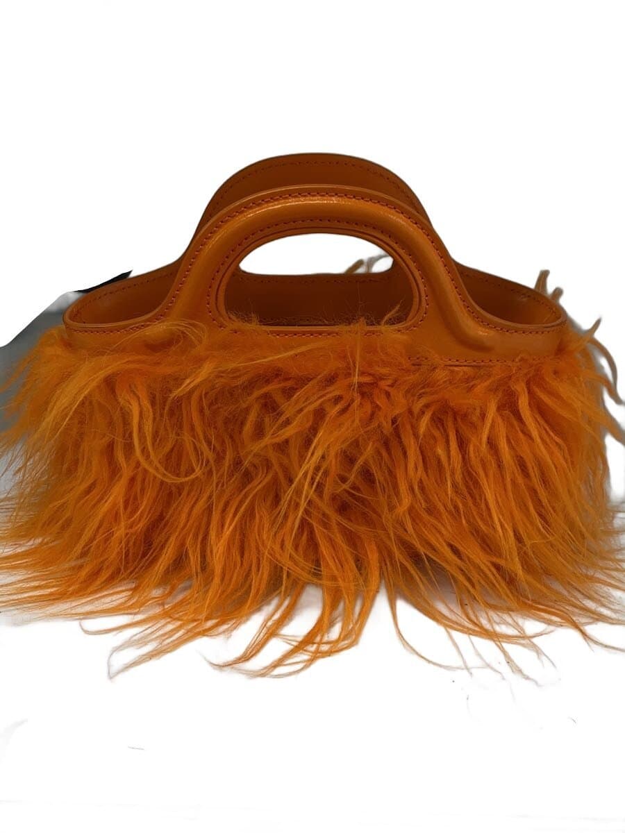 MARNI Handbag Faux Fur ORN Solid BMMP0096U4 3