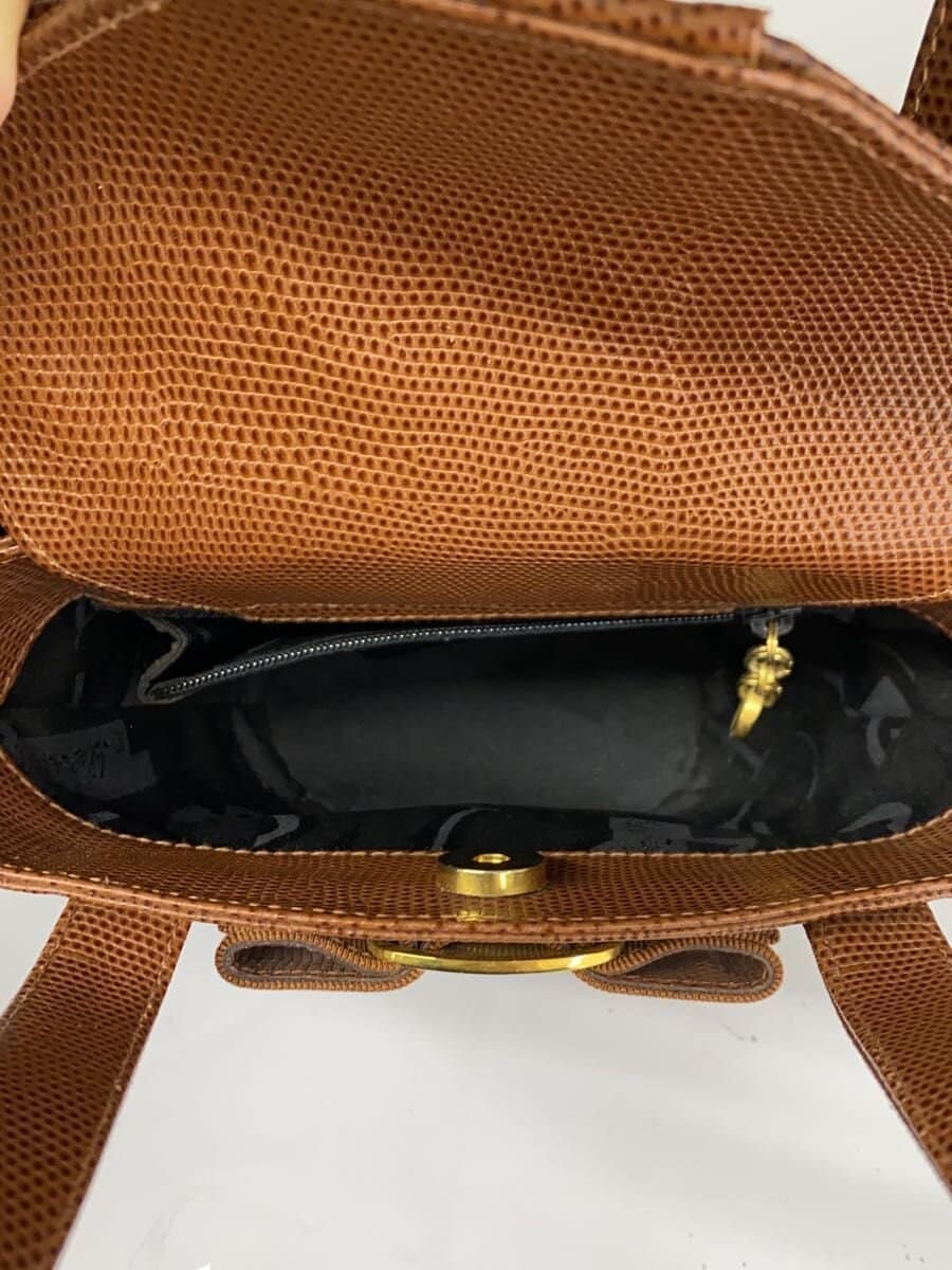 Salvatore Ferragamo Vara Ribbon Bucket Handbag Leather BRW BA216161 6