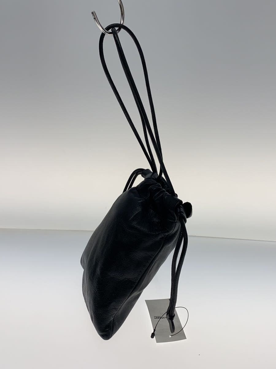 MONCLER Pouch Leather BLK Print C209A3012300 2