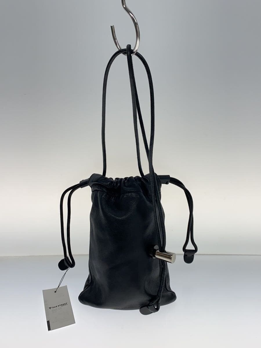 MONCLER Pouch Leather BLK Print C209A3012300 3