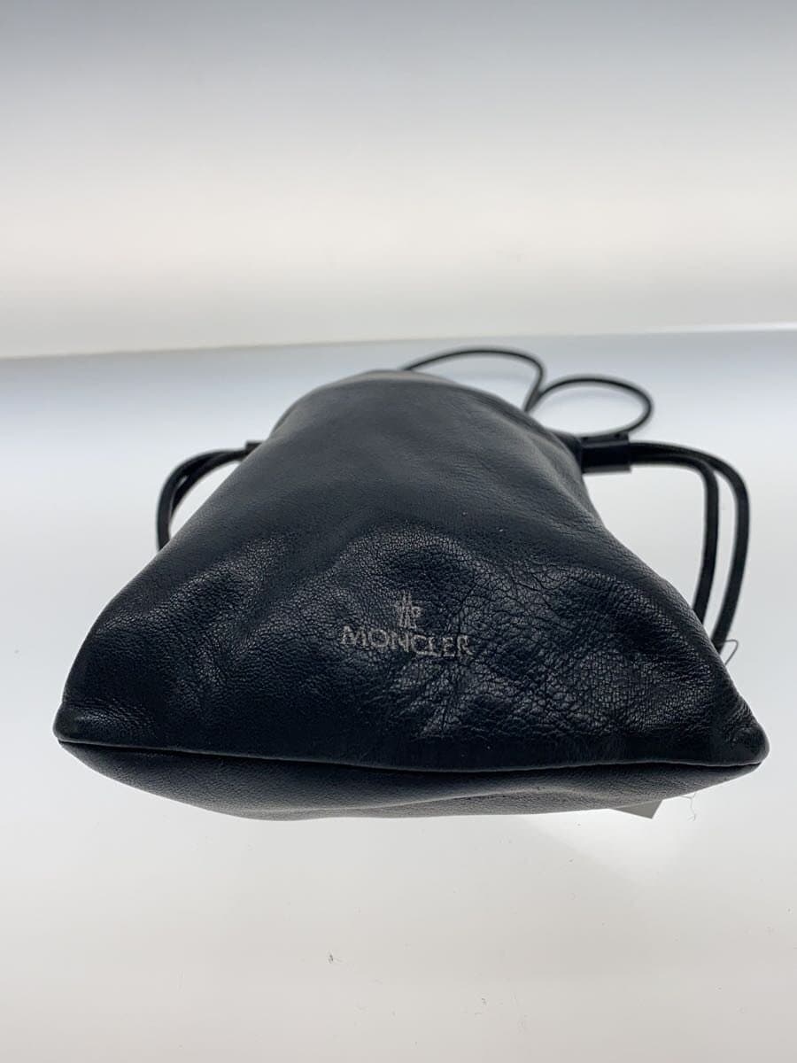 MONCLER Pouch Leather BLK Print C209A3012300 4