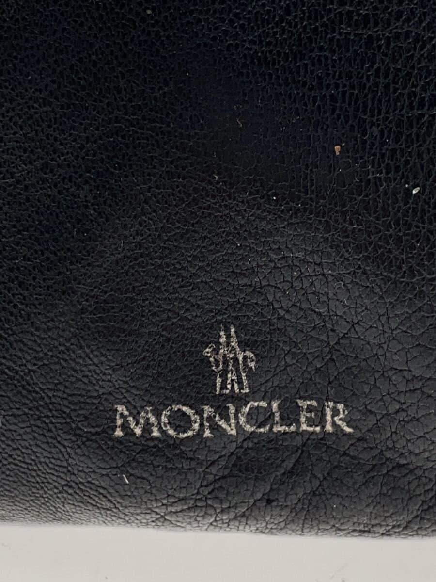 MONCLER Pouch Leather BLK Print C209A3012300 5