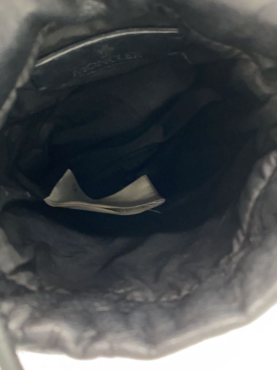 MONCLER Pouch Leather BLK Print C209A3012300 6