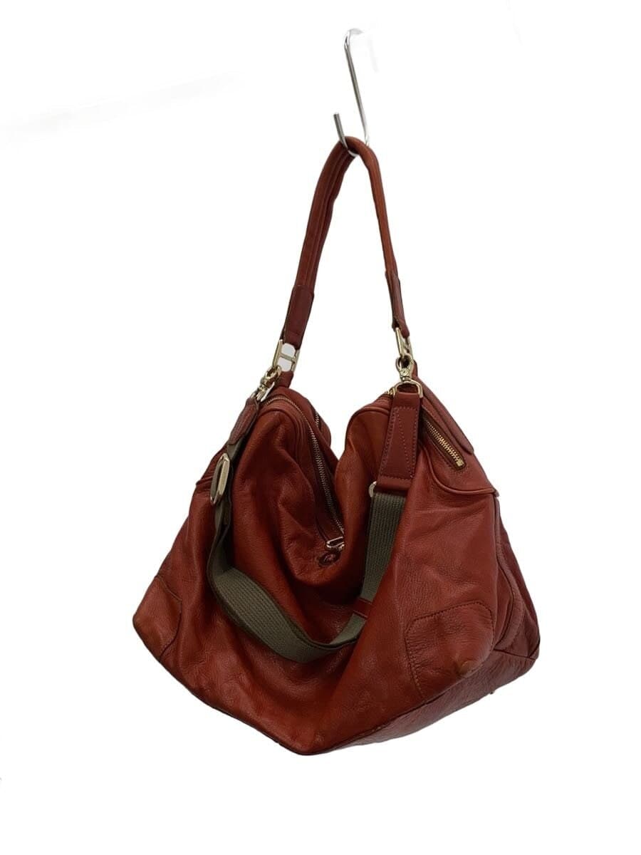 aniary Shoulder Bag Leather RED 2