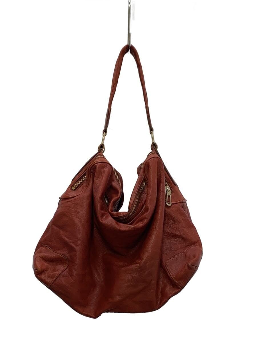 aniary Shoulder Bag Leather RED 3