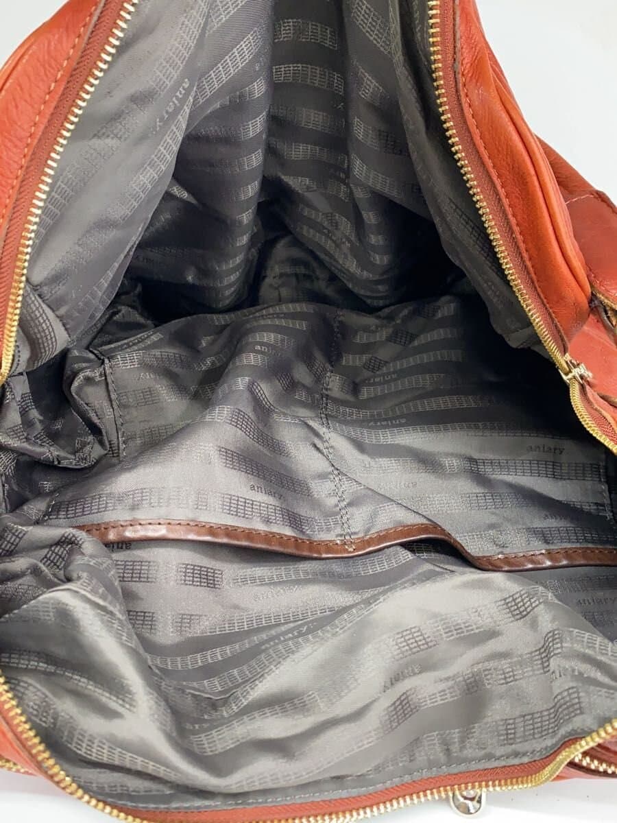 aniary Shoulder Bag Leather RED 6