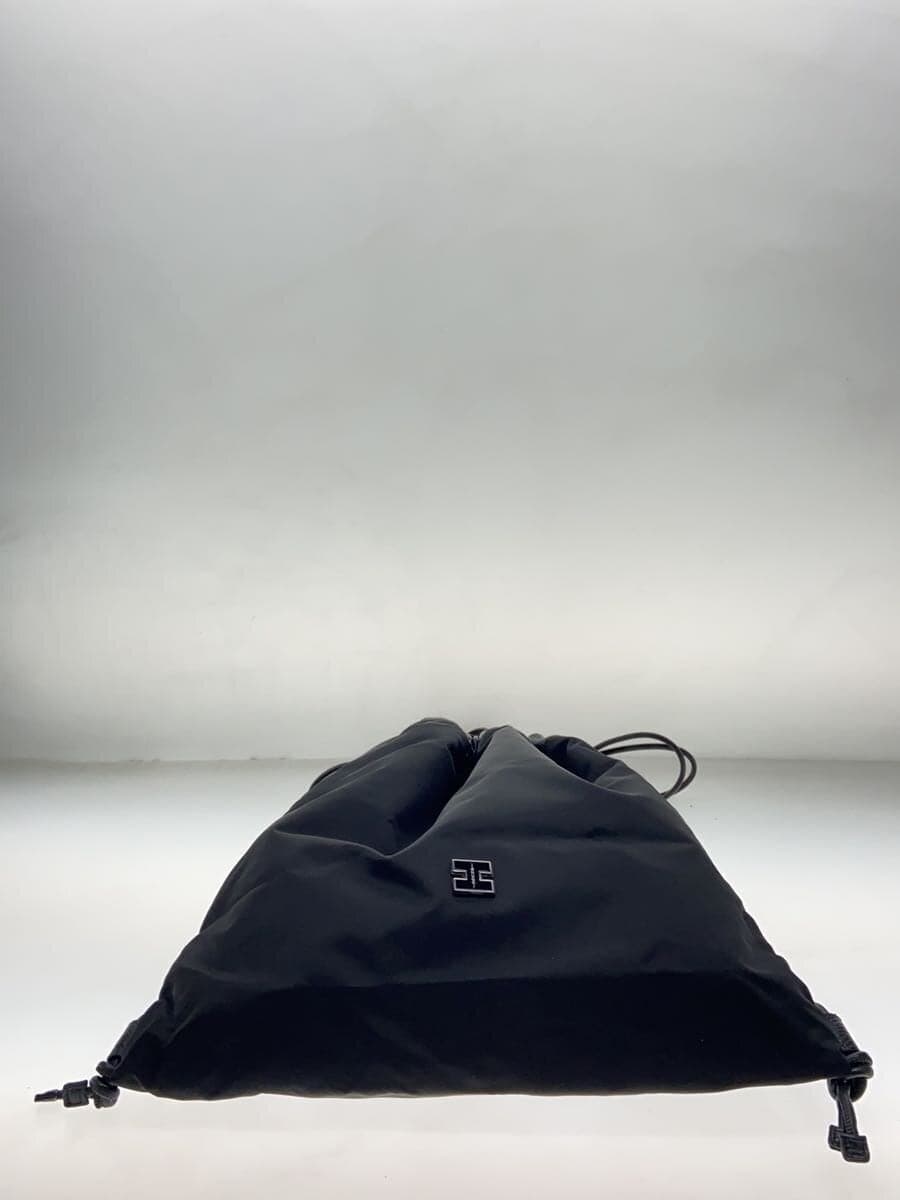IACUCCI Argo Drawstring Bag Bag Nylon Black Solid Color 4