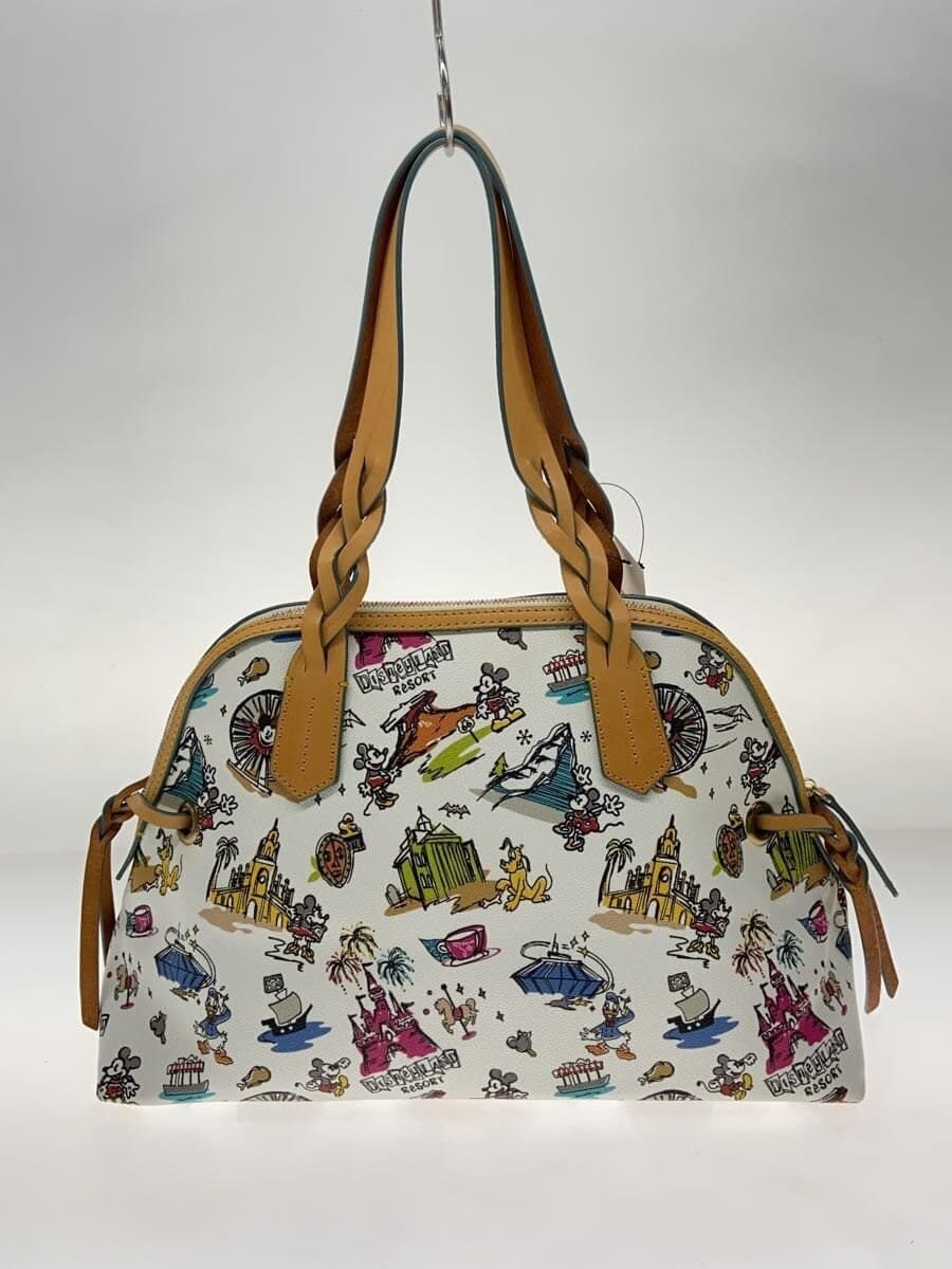 Dooney & Bourke WDW Exclusive Disney Handbag Leather White All-over Print 3