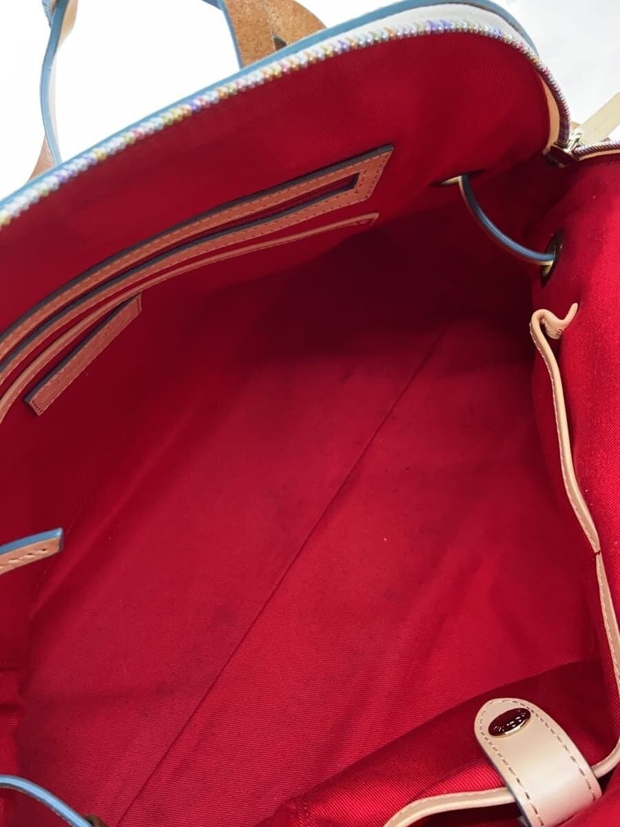 Dooney & Bourke WDW Exclusive Disney Handbag Leather White All-over Print 6