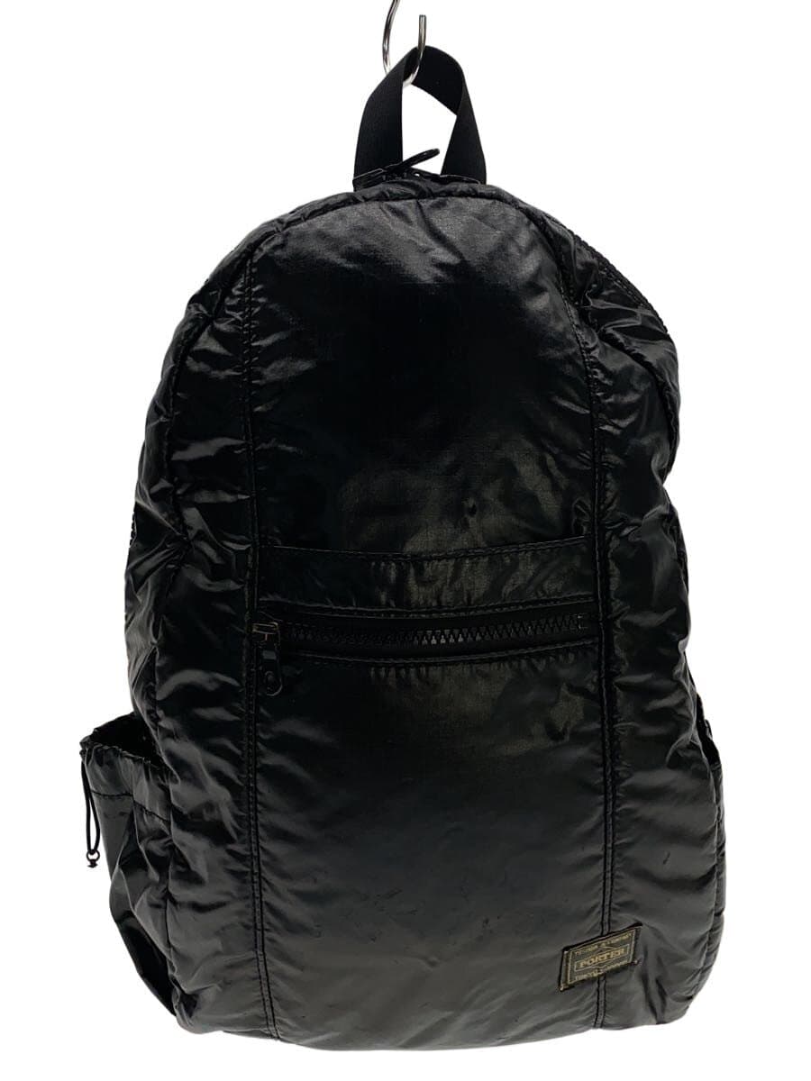PORTER backpack nylon black plain