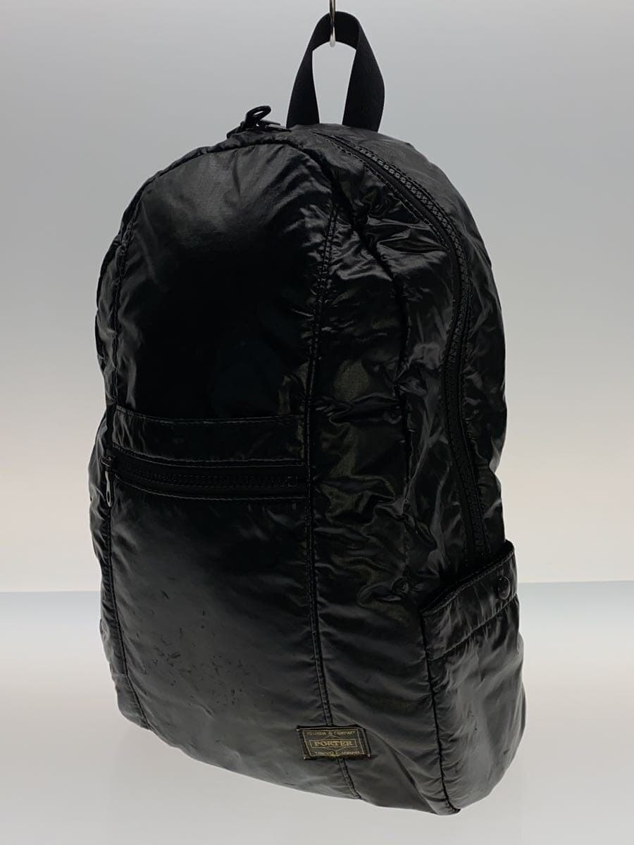 PORTER backpack nylon black plain 2