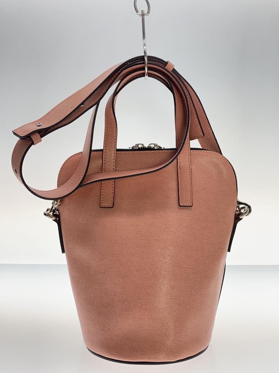 GIANNI CHIARINI handbag leather PNK plain 3