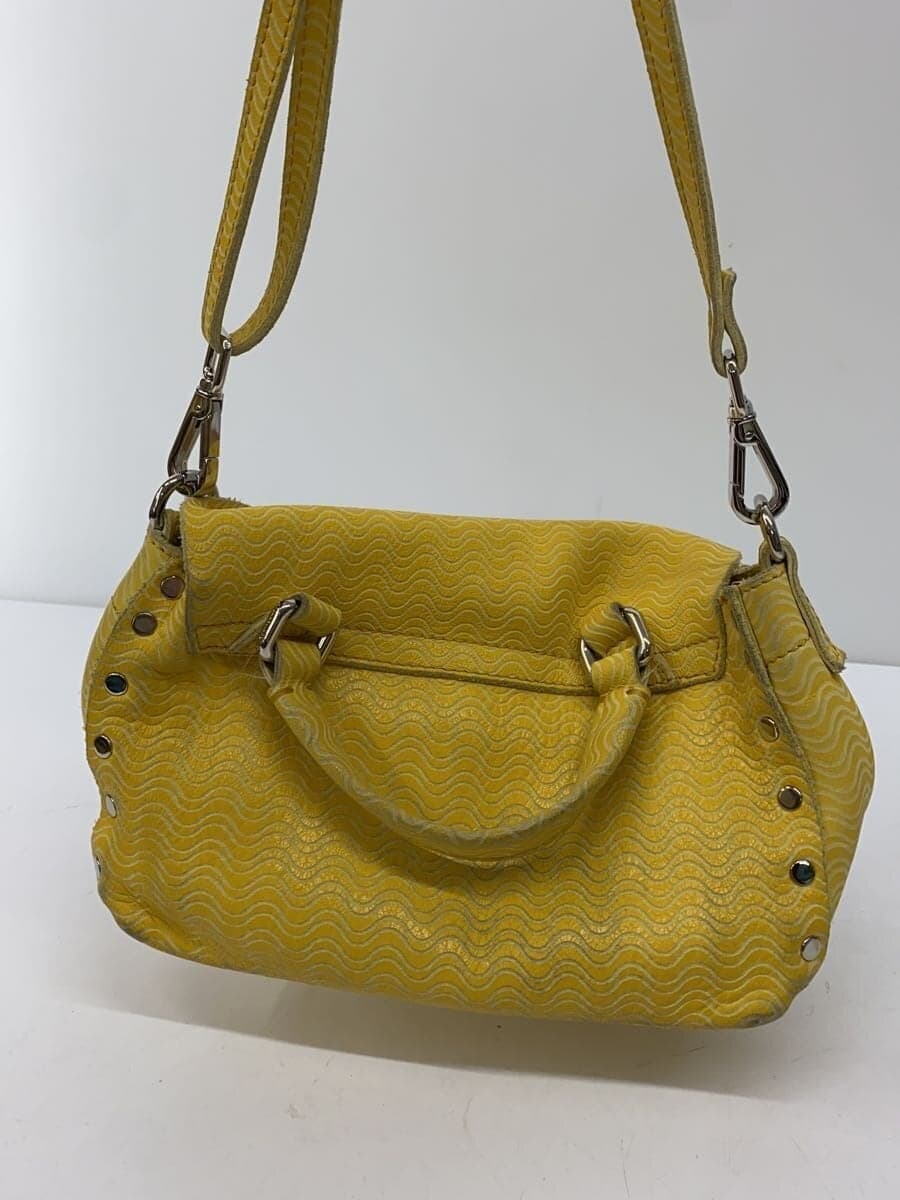 ZANELLATOPOSTINA Shoulder Bag Leather YLW 38246551 3