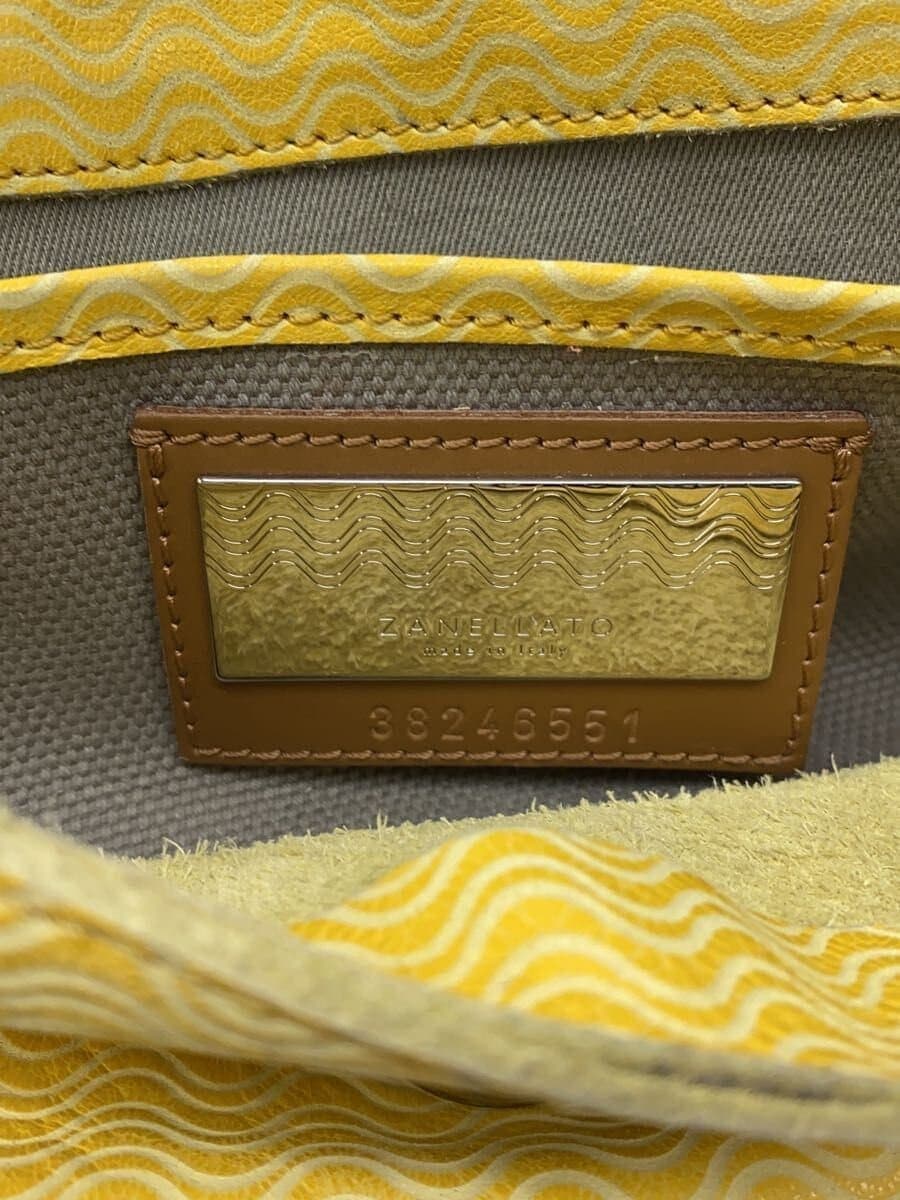 ZANELLATOPOSTINA Shoulder Bag Leather YLW 38246551 5