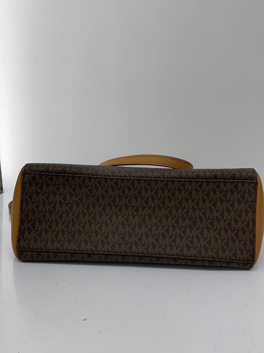 MICHAEL KORS Tote Bag Cowhide BRW All Over Pattern 99563 4