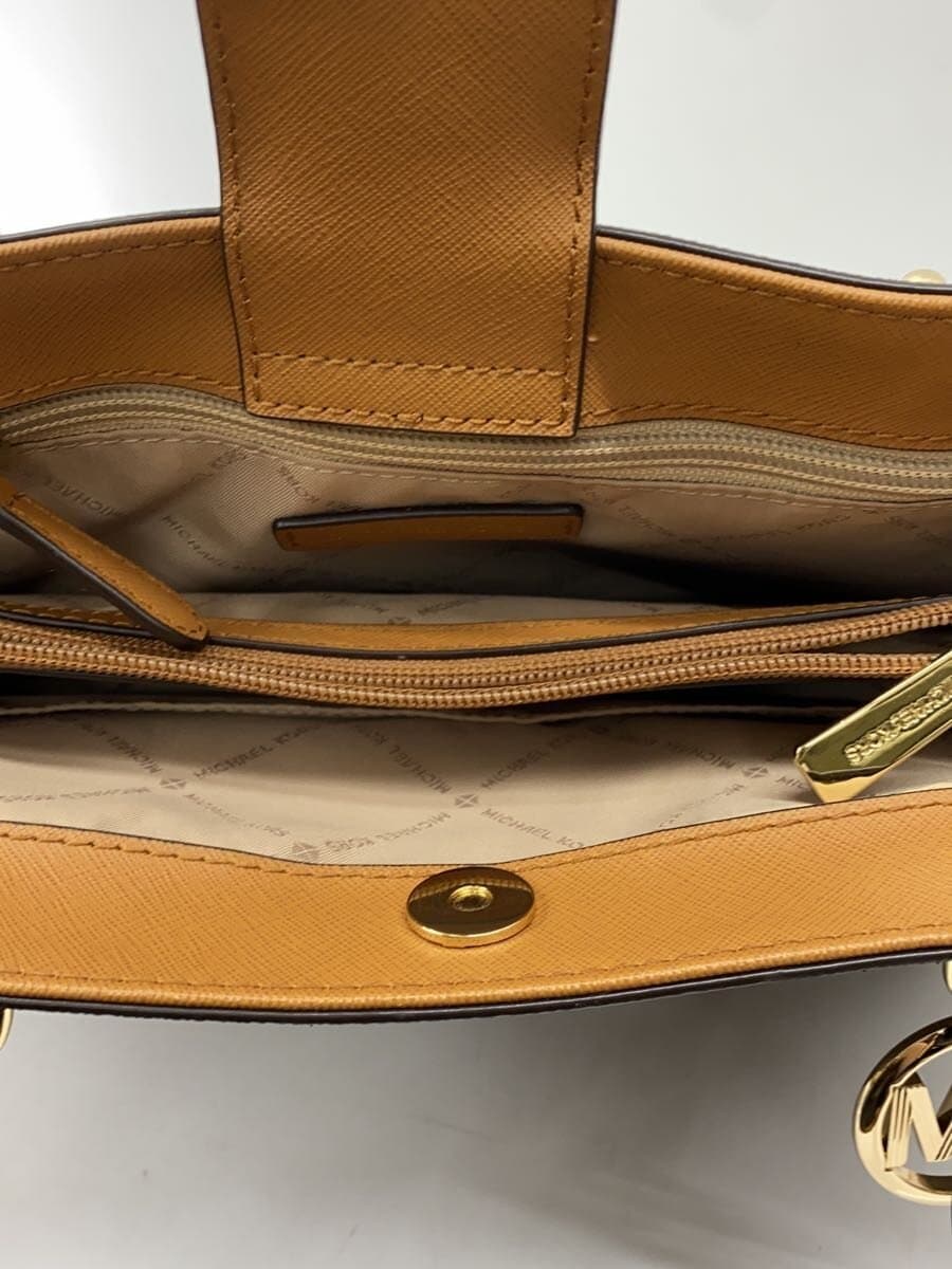 MICHAEL KORS Tote Bag Cowhide BRW All Over Pattern 99563 6