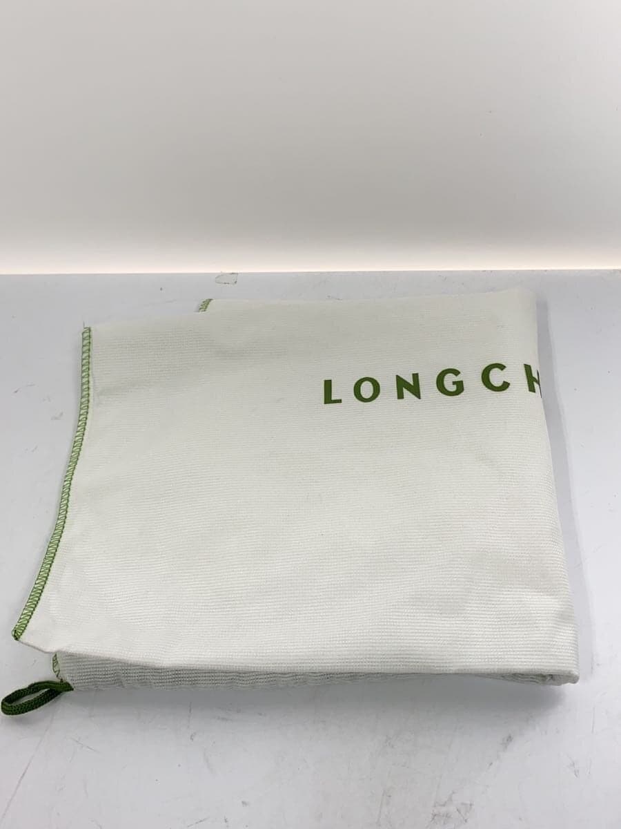 LONGCHAMP handbag leather BLK 7