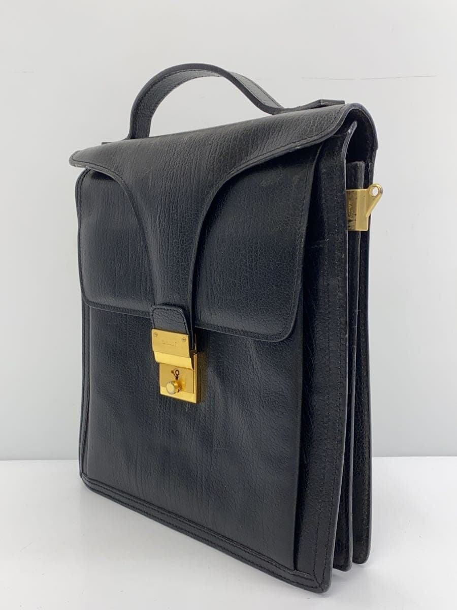 BALLY Bag Leather BLK 2