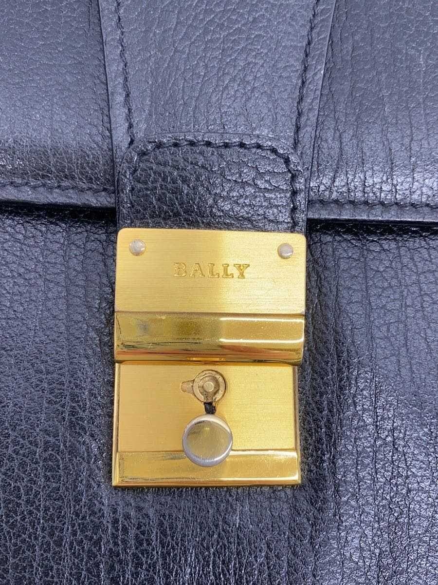 BALLY Bag Leather BLK 5