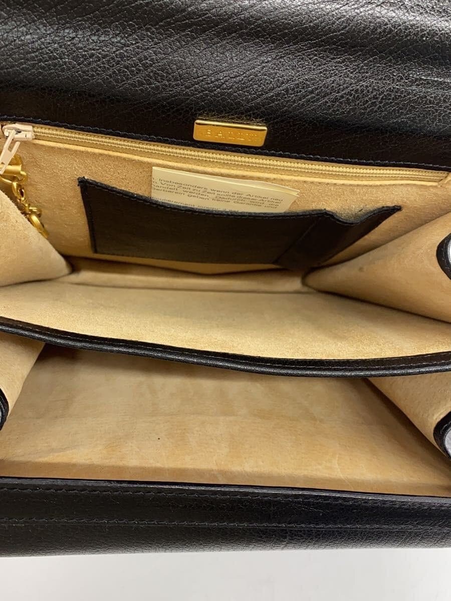 BALLY Bag Leather BLK 6