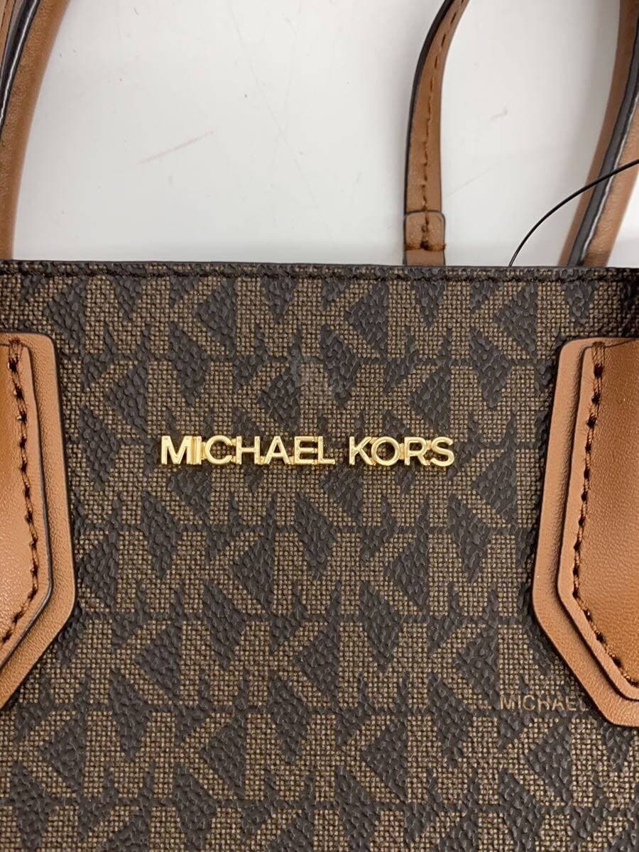 MICHAEL KORS Handbag PVC BRW All Over Pattern 35S1GM9M2B 5