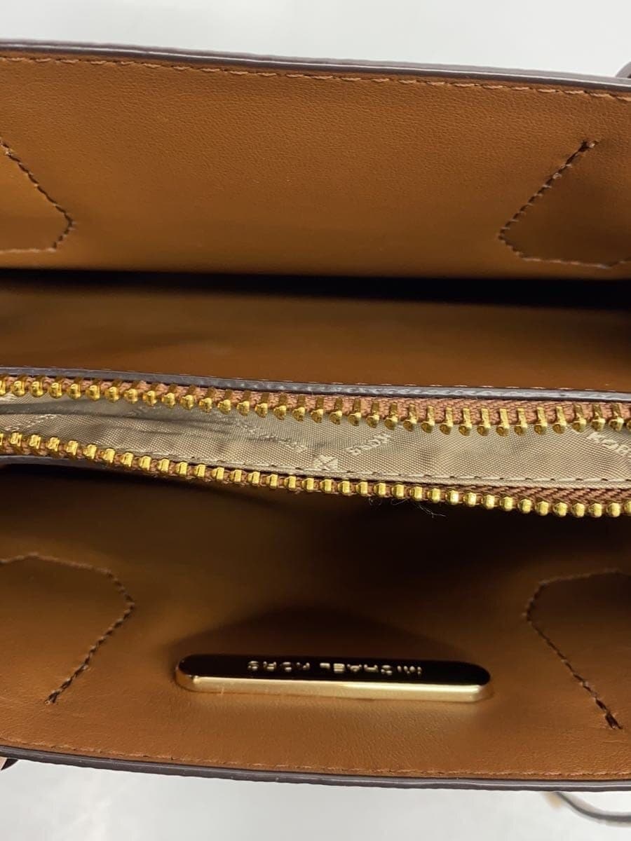 MICHAEL KORS Handbag PVC BRW All Over Pattern 35S1GM9M2B 6