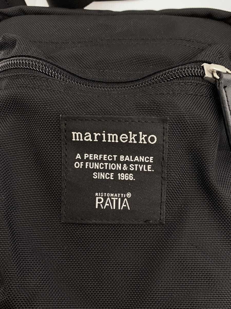 marimekko CASH&CARRY Shoulder Bag Nylon BLK 5