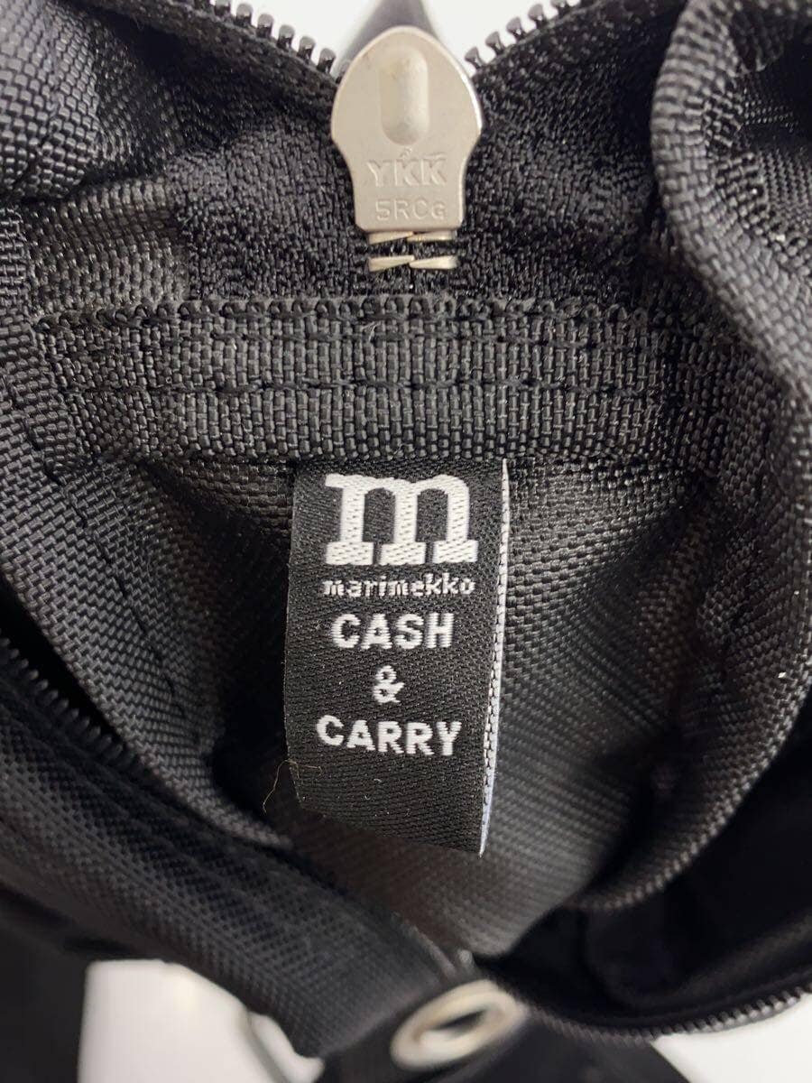 marimekko CASH&CARRY Shoulder Bag Nylon BLK 8