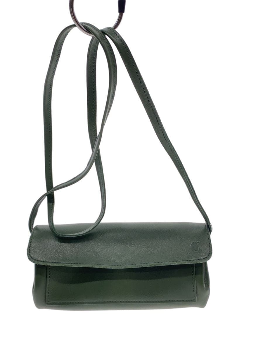 Other Brand CREDRAN Shoulder Bag Leather GRN Solid