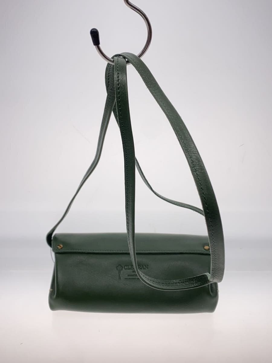 Other Brand CREDRAN Shoulder Bag Leather GRN Solid 3
