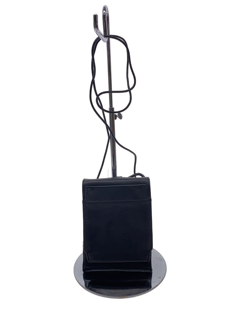 Other Brand Mini Shoulder Bag Leather BLK Solid