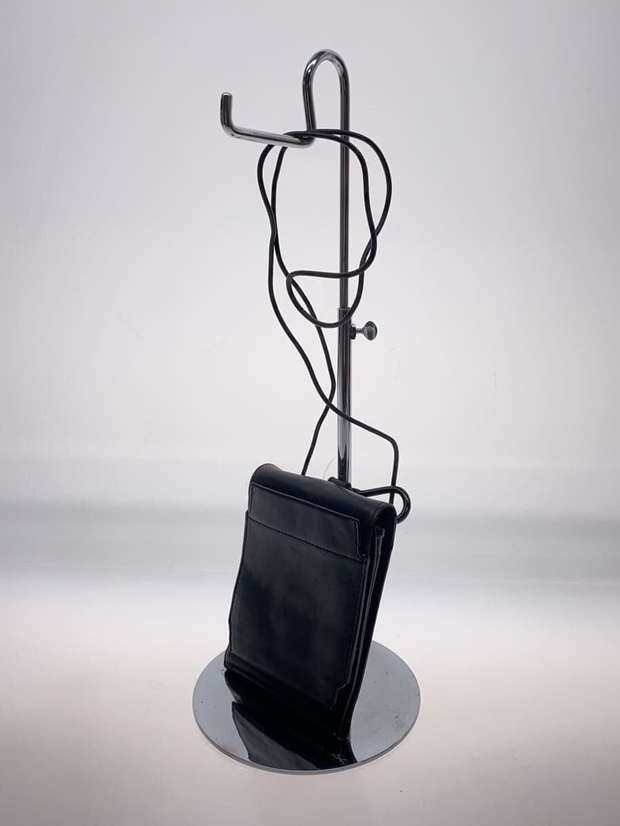 Other Brand Mini Shoulder Bag Leather BLK Solid 2