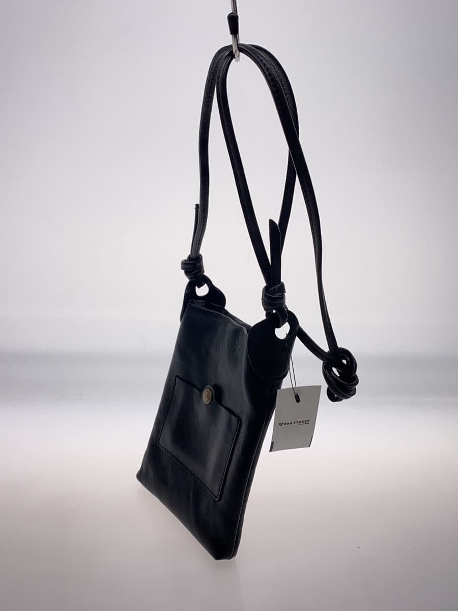 Other Brand ＭＡＨＬ Mini Shoulder Bag Leather BLK Solid 2