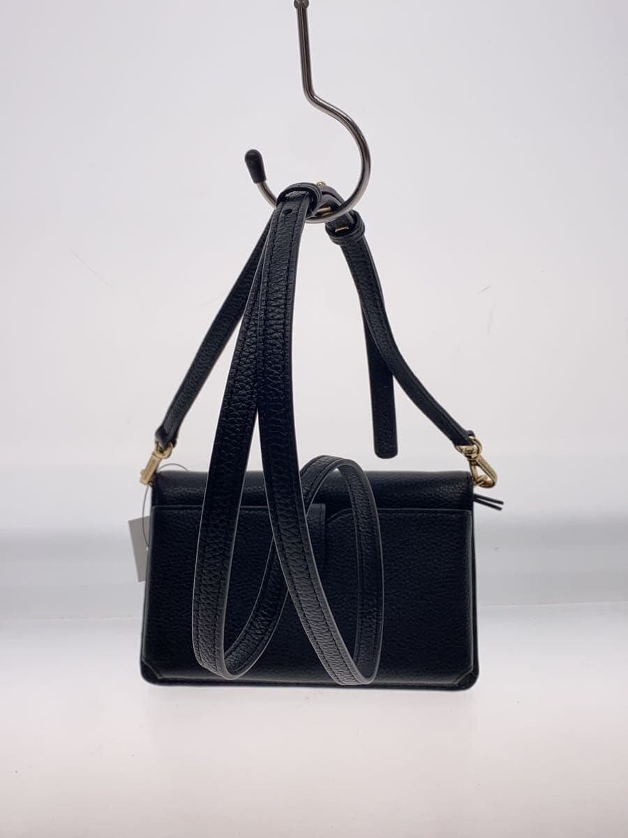 MICHAEL KORS Shoulder Bag Wallet Leather BLK 3