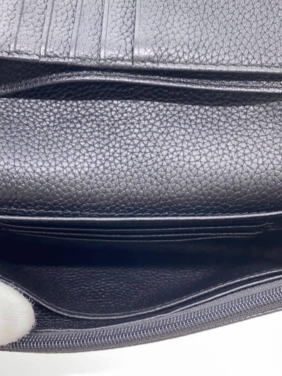 MICHAEL KORS Shoulder Bag Wallet Leather BLK 6