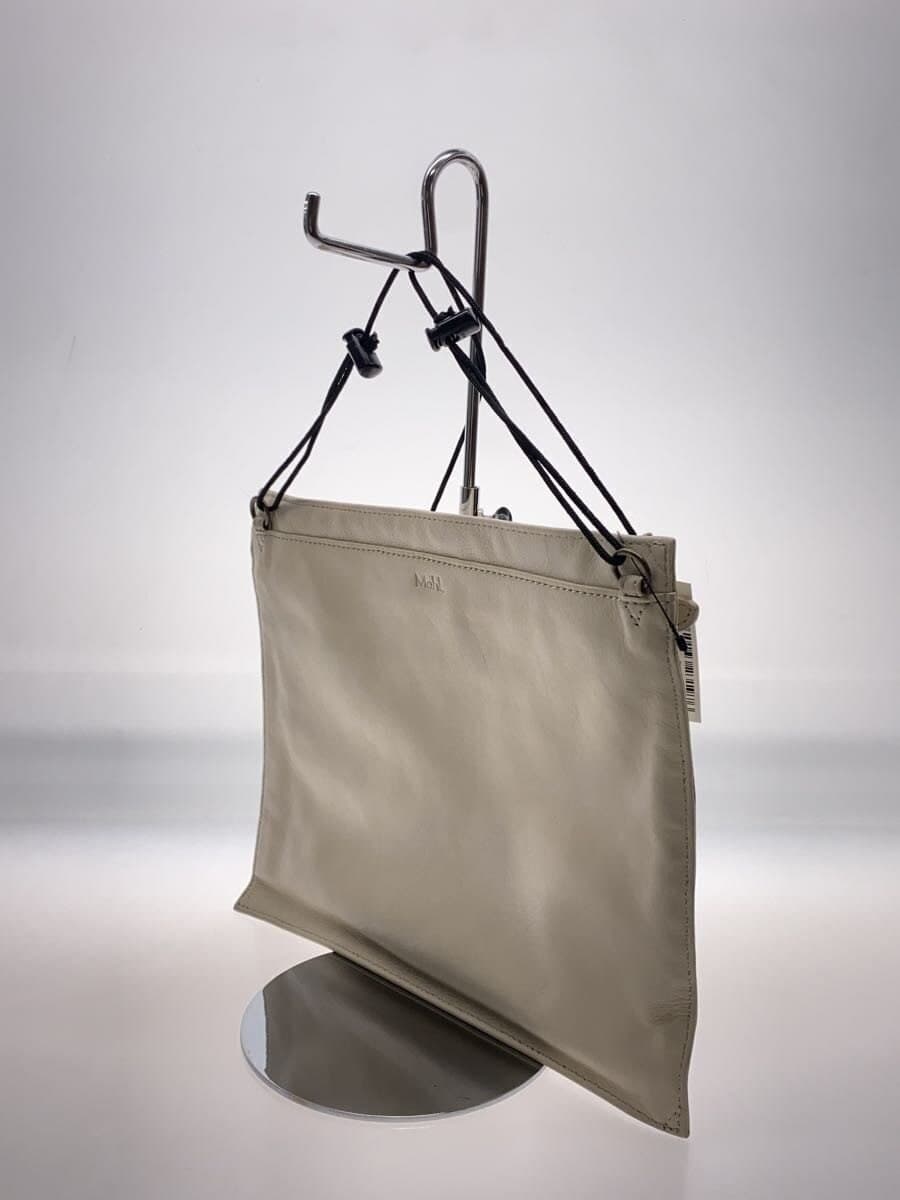 Other Brand Mah L Shoulder Bag Leather CRM Solid 2