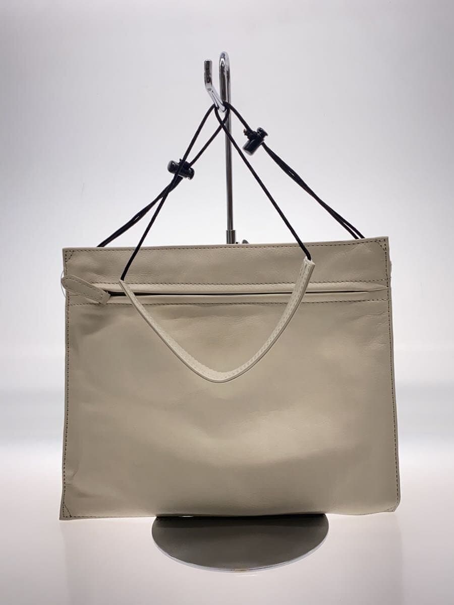 Other Brand Mah L Shoulder Bag Leather CRM Solid 3